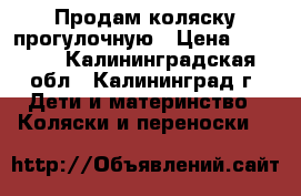 Продам коляску прогулочную › Цена ­ 2 000 - Калининградская обл., Калининград г. Дети и материнство » Коляски и переноски   